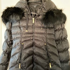 French Laundry Faux Fur Jacket, XS NWT